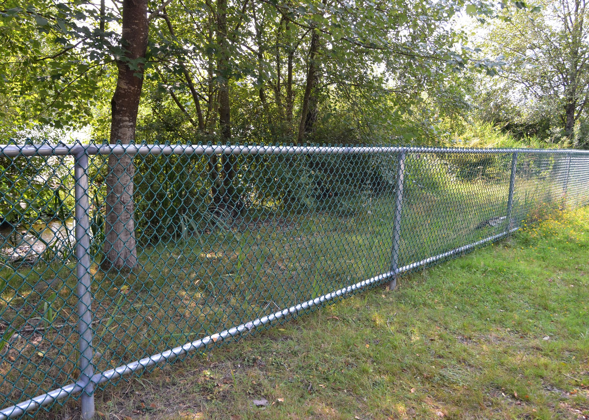 New Chain Link Fence